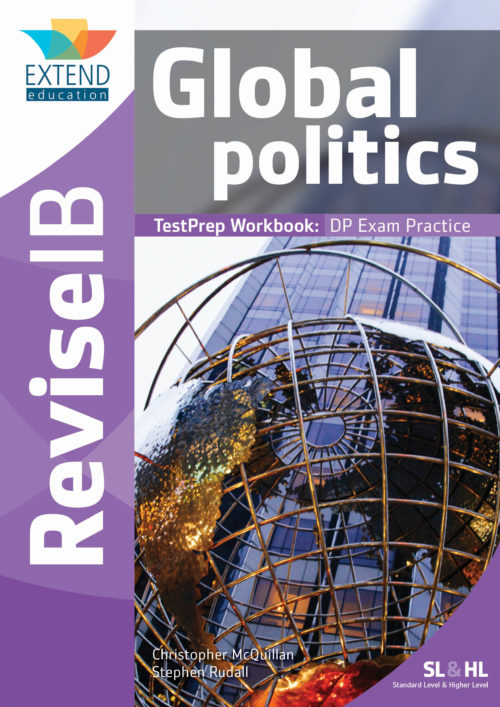 extend education revise ib testprep global politics workbook cover