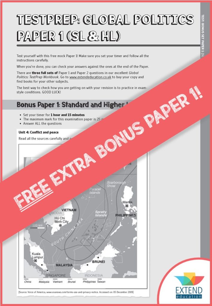 Revise IB: Global Politics TestPrep Workbook: FREE Paper 1 - IB ...