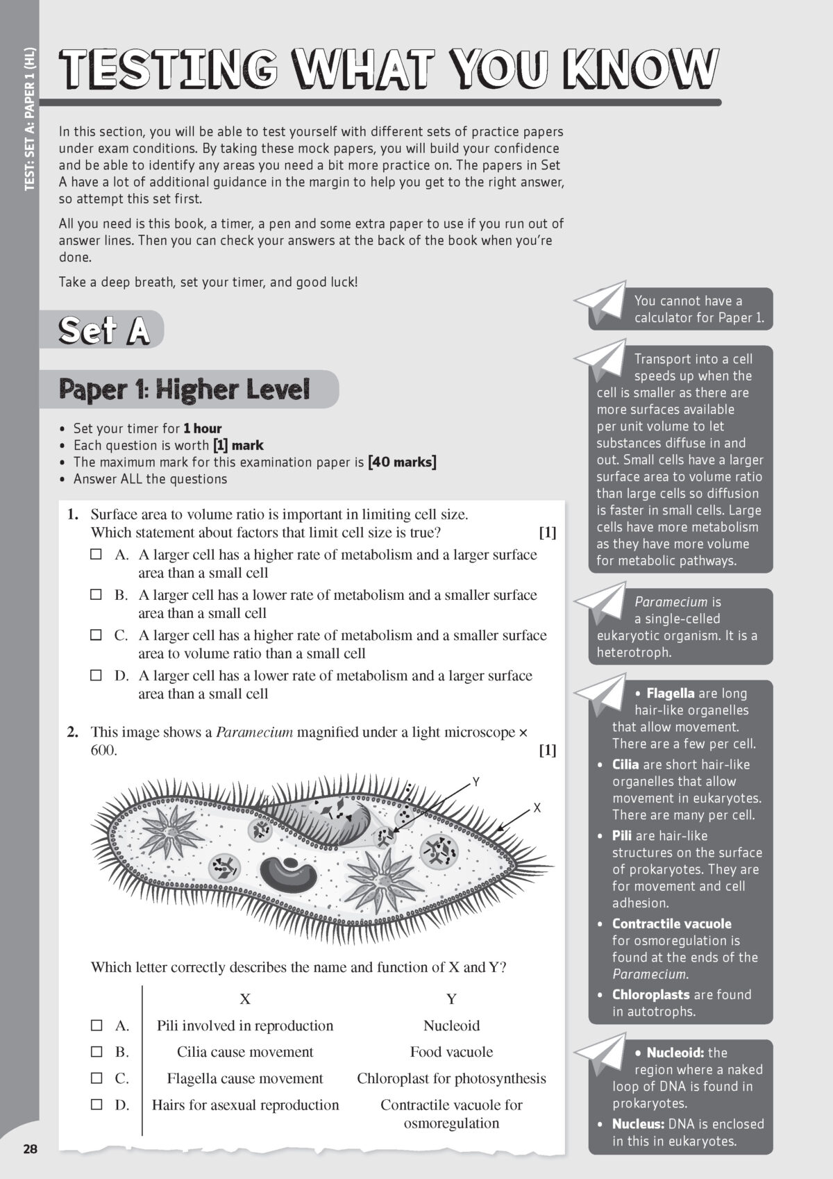 Revise IB: Biology TestPrep Workbook (HL) - IB Revision Resource ...