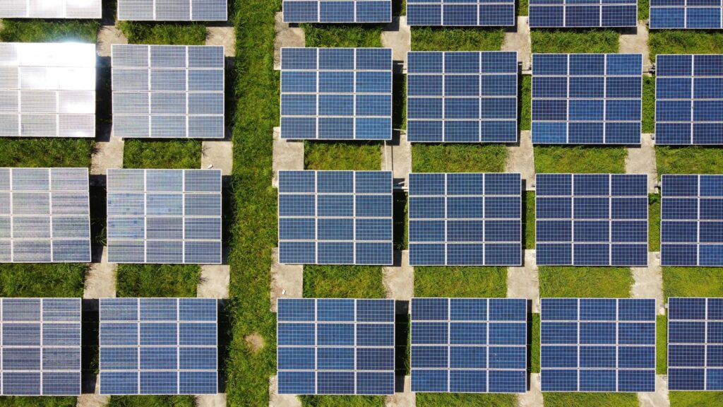 Taipei Energy Hill solar park from above.