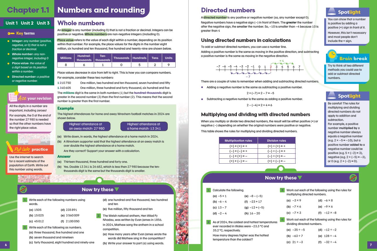 WJEC GCSE Mathematics and Numeracy (Double Award) Foundation: Study and Revision Guide - Image 3