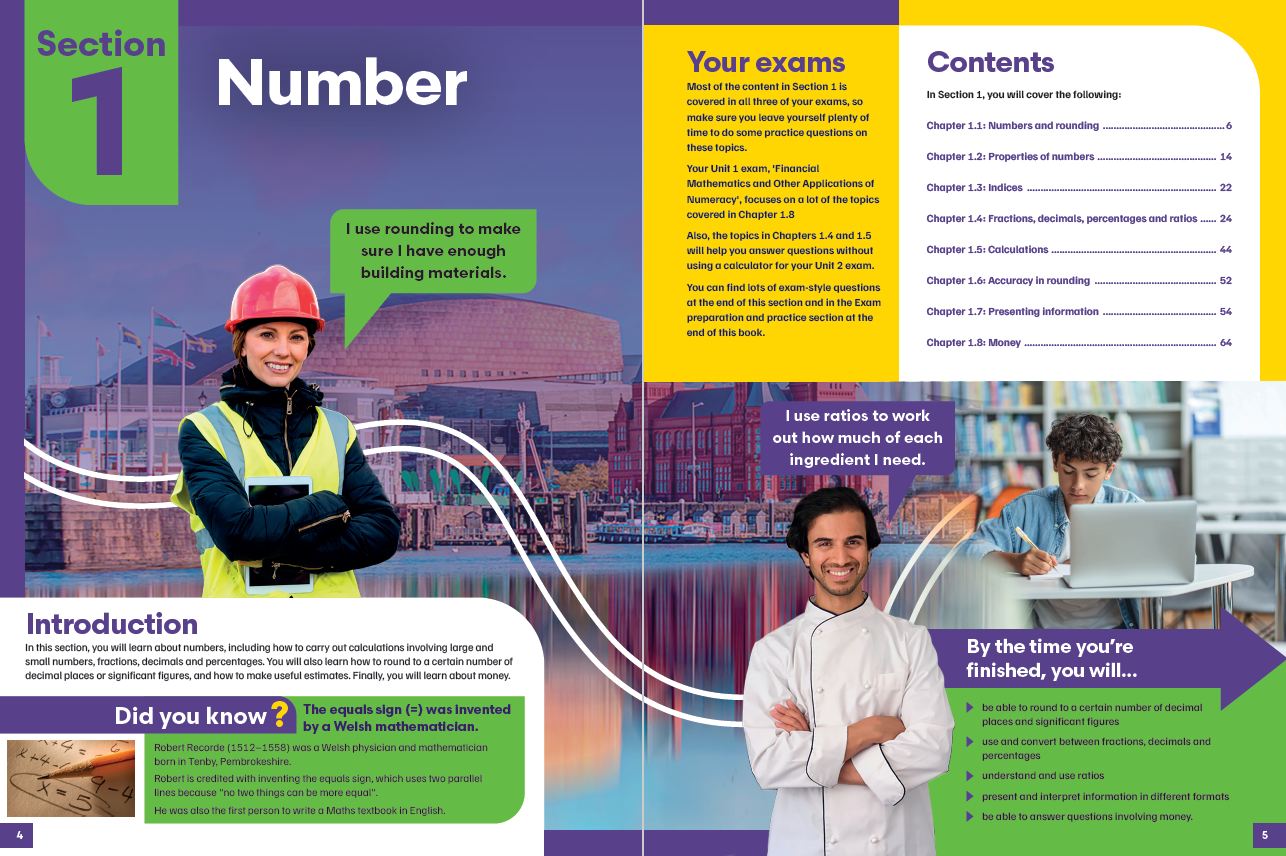 WJEC GCSE Mathematics and Numeracy (Double Award) Foundation: Study and Revision Guide - Image 2