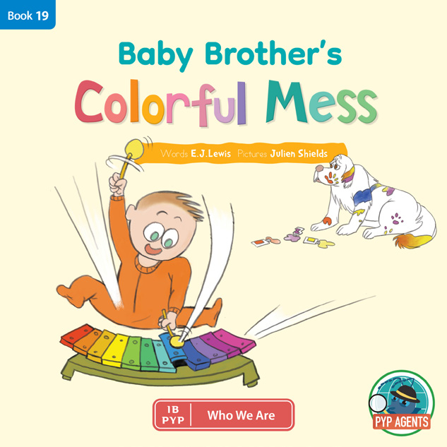 Baby Brother's Colorful Mess